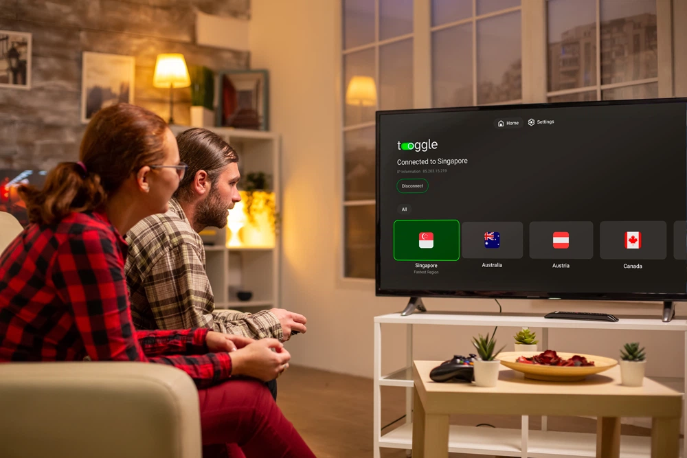 Toggle VPN for Android TV