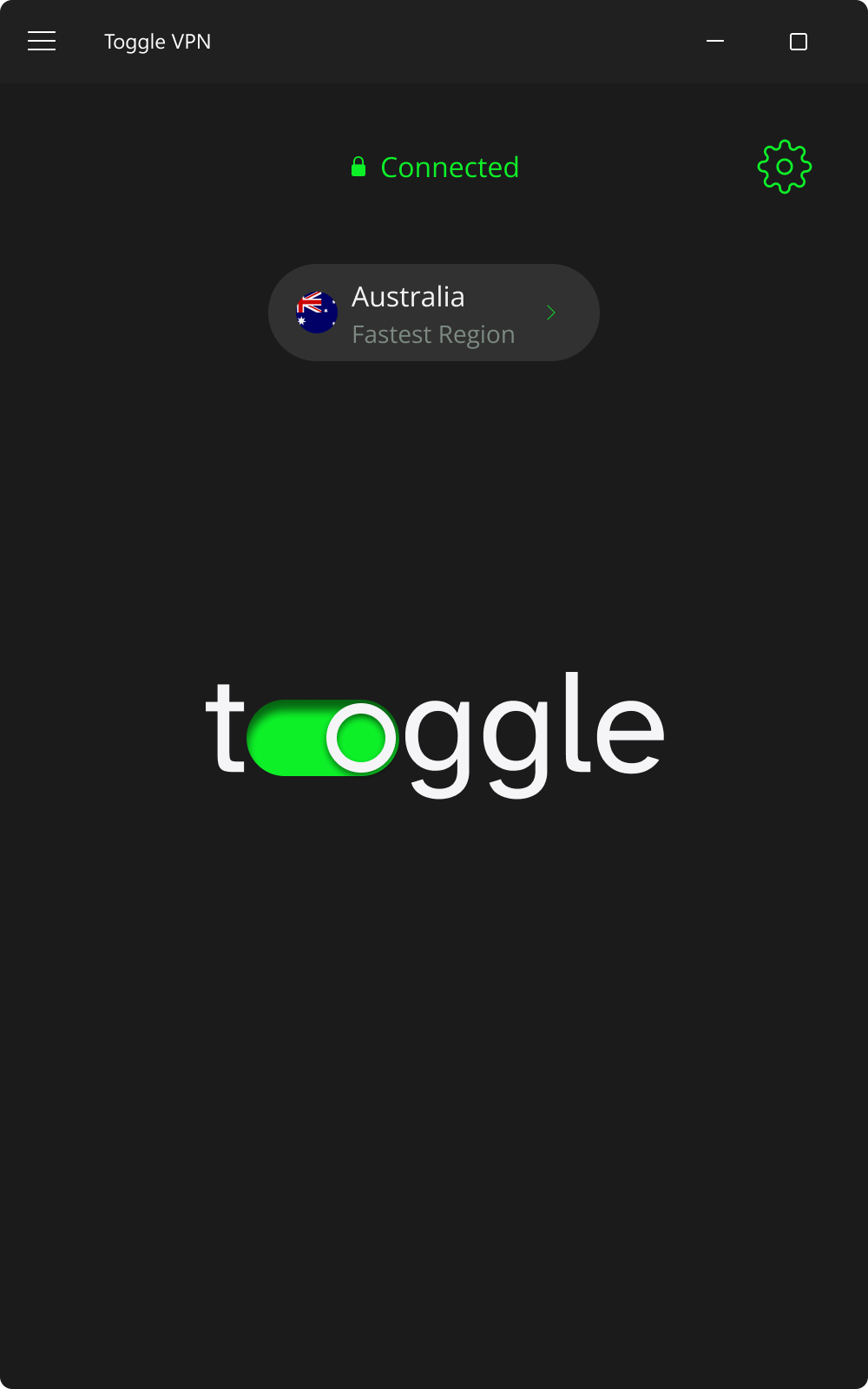 automatic connection to the fastest server