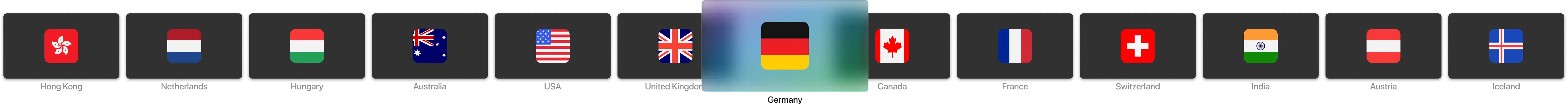 selecting a location and connecting